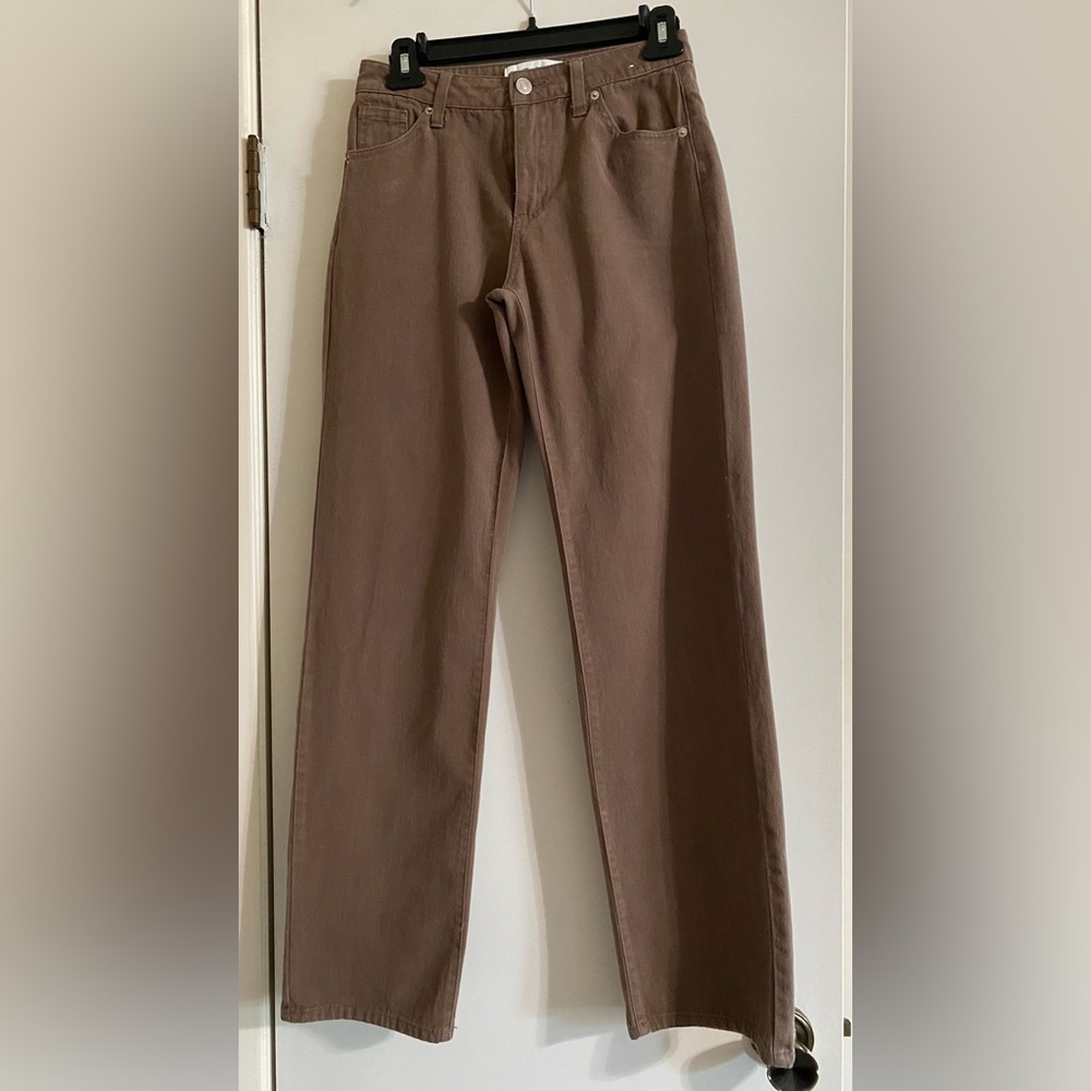S.O.N.G. Women’s light brown jeans. size 00/23